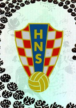 2008 Panini UEFA Euro 2008 Austria-Switzerland #11 Croatia Logo Front