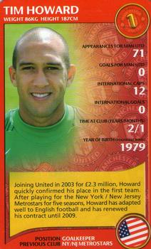 2005 Top Trumps Manchester United #NNO Tim Howard Front