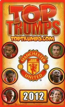 2012 Top Trumps Specials Manchester United #NNO Darren Fletcher Back
