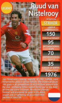 2012 Top Trumps Specials Manchester United #NNO Ruud Van Nistelrooy Front