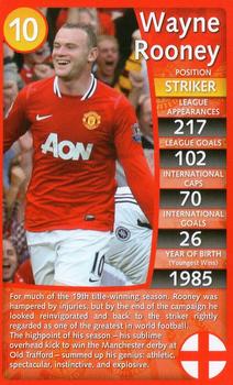 2012 Top Trumps Specials Manchester United #NNO Wayne Rooney Front