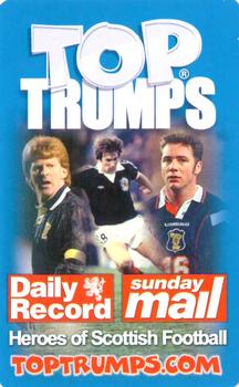 2006 Top Trumps Daily Record Heroes Of Scottish Football #NNO Paul Wright Back