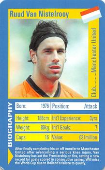 2002 Top Trumps World Football Stars 2002 #NNO Ruud Van Nistelrooy Front