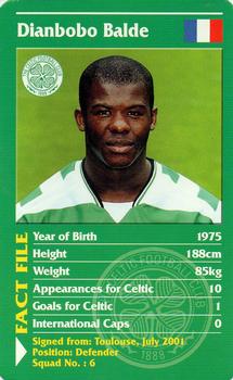 2001 Top Trumps Celtic #NNO Dianbobo Balde Front