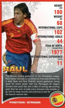 2008 Top Trumps European Football Stars #NNO Raul Front