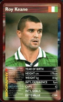 2000 Top Trumps Snickers European Football Stars #NNO Roy Keane Front
