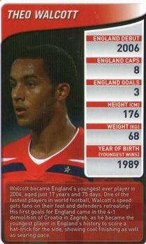 2009 Top Trumps England Football Stars #NNO Theo Walcott Front