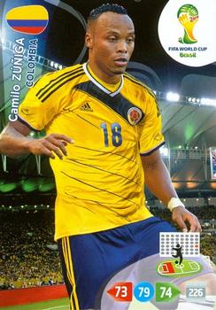 2014 Panini Adrenalyn XL FIFA World Cup Brazil #NNO Camilo Zuniga Front