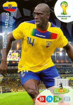 2014 Panini Adrenalyn XL FIFA World Cup Brazil #NNO Segundo Castillo Front