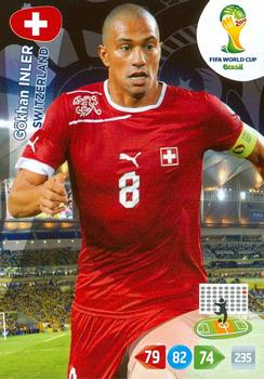 2014 Panini Adrenalyn XL FIFA World Cup Brazil #NNO Gokhan Inler Front