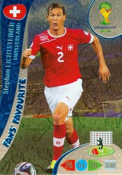 2014 Panini Adrenalyn XL FIFA World Cup Brazil #NNO Stephan Lichtsteiner Front