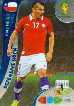 2014 Panini Adrenalyn XL FIFA World Cup Brazil #NNO Gary Medel Front