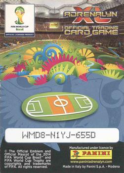 2014 Panini Adrenalyn XL FIFA World Cup Brazil - Limited Edition #NNO Jack Wilshere Back