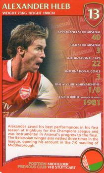 2007 Top Trumps Specials Arsenal #NNO Alexander Hleb Front