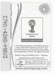 2014 Panini FIFA World Cup Brazil Stickers #6 Trophy Back