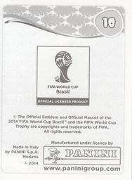 2014 Panini FIFA World Cup Brazil Stickers #10 Estadio Nacional Mane Garrincha Back