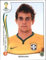2014 Panini FIFA World Cup Brazil Stickers #45 Bernard Front