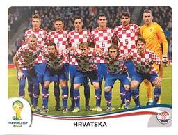 2014 Panini FIFA World Cup Brazil Stickers #52 Hrvatska Team Front
