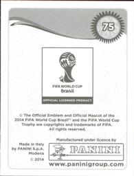 2014 Panini FIFA World Cup Brazil Stickers #75 Hector Moreno Back