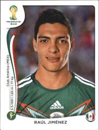 2014 Panini FIFA World Cup Brazil Stickers #87 Raul Jimenez Front