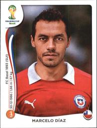 2014 Panini FIFA World Cup Brazil Stickers #158 Marcelo Diaz Front