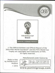 2014 Panini FIFA World Cup Brazil Stickers #427 Rodrigo Palacio Back