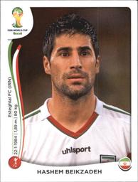 2014 Panini FIFA World Cup Brazil Stickers #458 Hashem Beikzadeh Front
