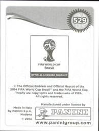 2014 Panini FIFA World Cup Brazil Stickers #529 Samuel Inkoom Back