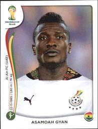 2014 Panini FIFA World Cup Brazil Stickers #544 Asamoah Gyan Front