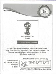 2014 Panini FIFA World Cup Brazil Stickers #575 Kevin De Bruyne Back