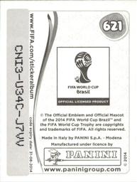 2014 Panini FIFA World Cup Brazil Stickers #621 Korea Republic Logo Back