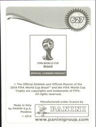 2014 Panini FIFA World Cup Brazil Stickers #627 Park Joo-Ho Back