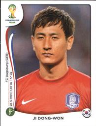 2014 Panini FIFA World Cup Brazil Stickers #636 Ji Dong-Won Front