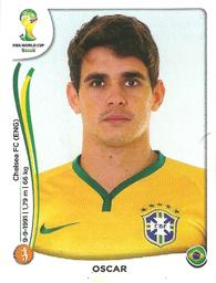 2014 Panini FIFA World Cup Brazil Stickers #44 Oscar Front
