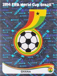 2014 Panini FIFA World Cup Brazil Stickers #526 Ghana Logo Front