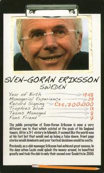 2006 Top Trumps Limited Editions Football Managers #NNO Sven-Goran Eriksson Front