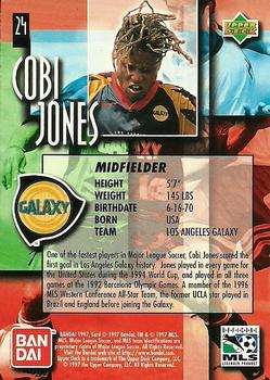 1997 Upper Deck MLS #24 Cobi Jones Back