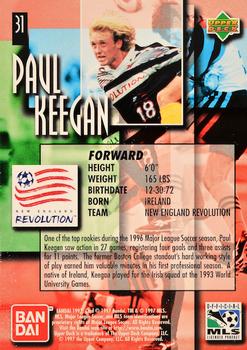 1997 Upper Deck MLS - Gold #31 Paul Keegan Back