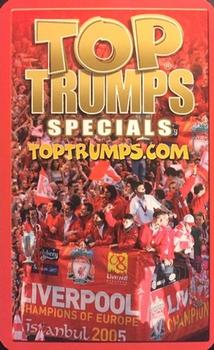 2005 Top Trumps Specials Liverpool #NNO Djimi Traore Back