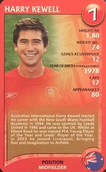 2005 Top Trumps Specials Liverpool #NNO Harry Kewell Front