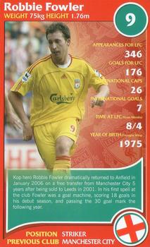 2007 Top Trumps Specials Liverpool #NNO Robbie Fowler Front