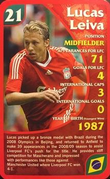 2010 Top Trumps Specials Liverpool #NNO Lucas Leiva Front