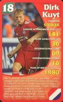 2011 Top Trumps Specials Liverpool #NNO Dirk Kuyt Front