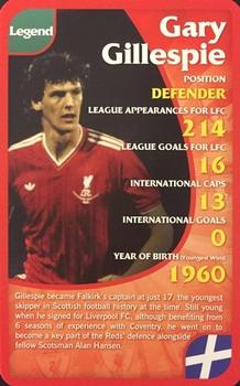 2011 Top Trumps Specials Liverpool #NNO Gary Gillespie Front