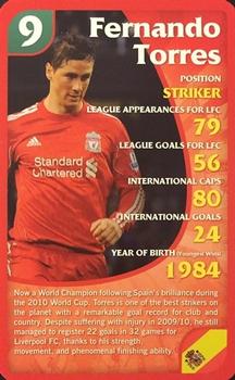 2011 Top Trumps Specials Liverpool #NNO Fernando Torres Front