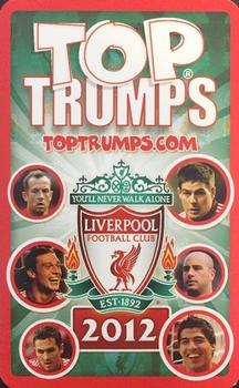 2012 Top Trumps Specials Liverpool #NNO Steven Gerrard Back