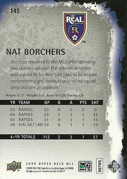 2009 Upper Deck MLS #145 Nat Borchers Back