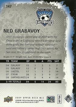 2009 Upper Deck MLS #147 Ned Grabavoy Back