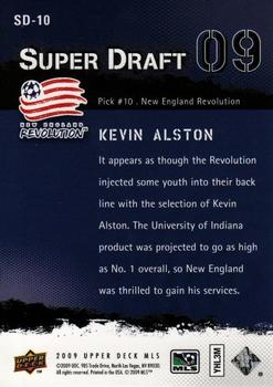 2009 Upper Deck MLS - Super Draft #SD-10 Kevin Alston Back