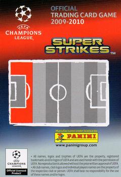 2009-10 Panini UEFA Champions League Super Strikes #NNO Cristian Ansaldi Back